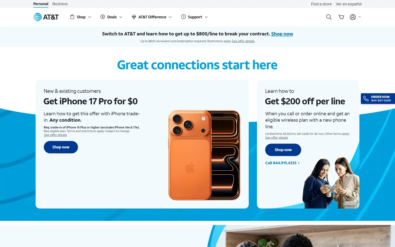 AT&T project interface preview